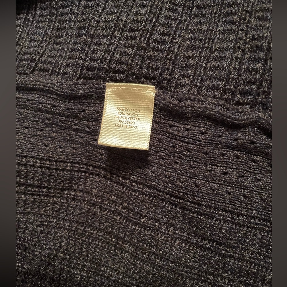 NWT CHRISTOPHER&BANKS PONCHO ONE SIZE FITS MOST - Picture 4 of 5